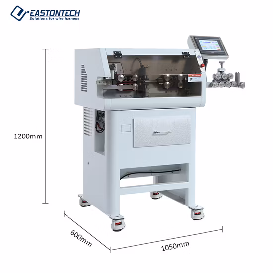 Машина для зачистки провода оболочки кабеля, подключаемая к намотчику проволоки и устройству подачи предварительной подачи