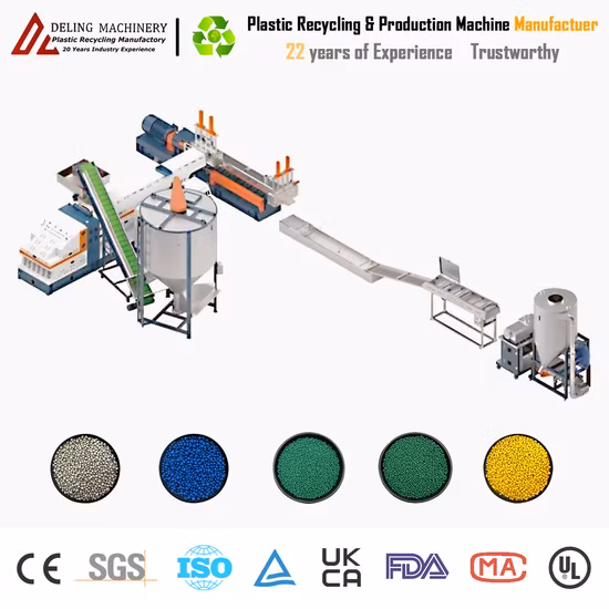 PE PP LDPE HDPE Гранулятор Экструдер Гранулятор пластиковой пленки